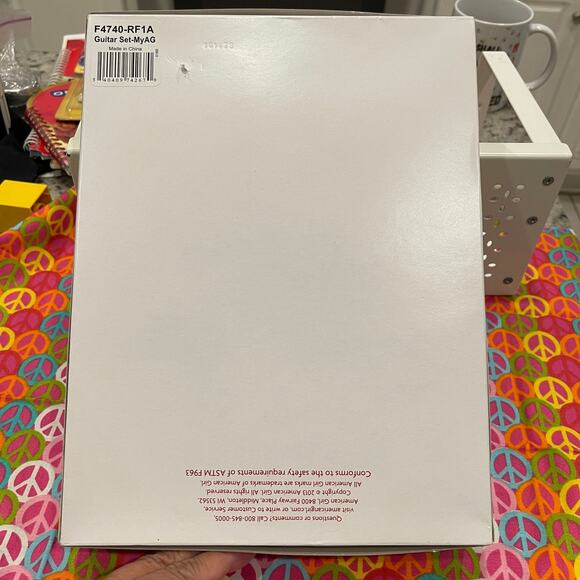 American Girl Rosewood-colored Acoustic Guitar for Dolls MYAG - Picture 11 of 11